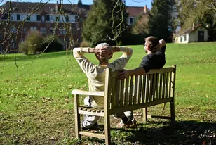 In de tuin van Château Chenois in Waterloo