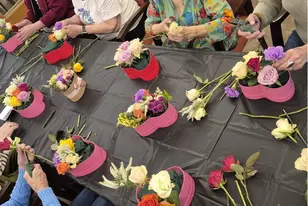 Atelier floral à la résidence Domaine Churchill