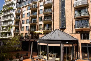 Terrasse de la résidence Domaine Churchill