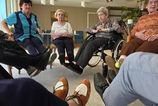 Atelier prévention des chutes à la résidence Pitthem