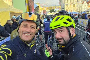Bart et Guillaume prenant le départ des 1000Km de KOTK