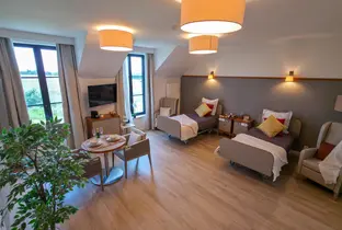 Chambre double de la résidence Belle Alliance