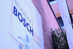 Enseigne de la résidence Boschart