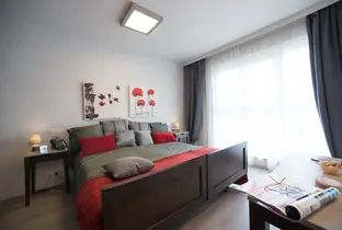Chambre double de la résidence Terrasses des Hauts Prés