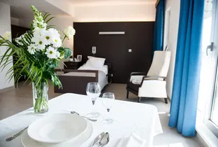 Chambre de la résidence Clos sur la Fontaine
