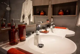 Salle de bain de Chambre double de la résidence Belle Alliance