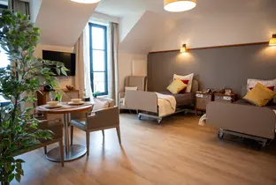 Chambre double de la résidence Belle Alliance