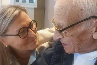 Résident & Hilde, directrice de la résidence Mercator (17-08-26)