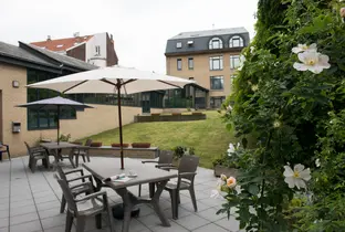 Terrasse de la résidence Rinsdelle
