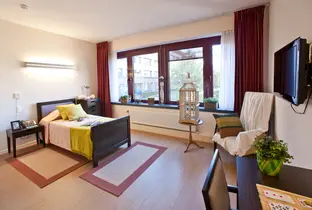 Chambre de la résidence Les Jardins d'Ariane