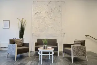 Salon de l'entrée de la résidence Sint-Vincentius