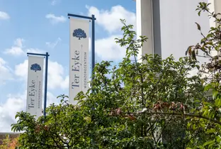 Enseigne extérieure de la résidence Ter Eyke