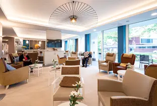 Salon/Bar de la résidence Ter Eyke
