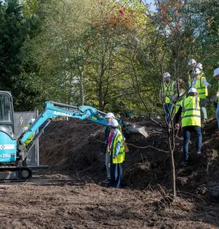 Panhuys Park - eerste spade gemeenschappelijke tuin 2026