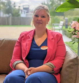 Céline Draye, directrice de la résidence Pitthem (03-08-26)