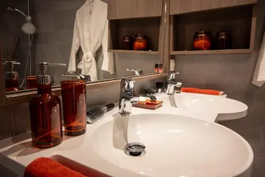 Salle de bain de Chambre double de la résidence Belle Alliance