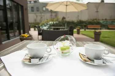 Terrasse de la résidence Terrasses des Hauts Prés
