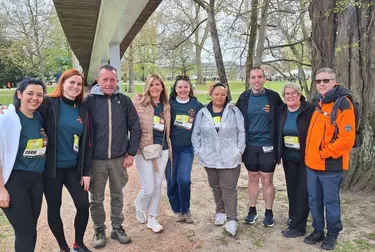 Solidarity action 15km Liège 2