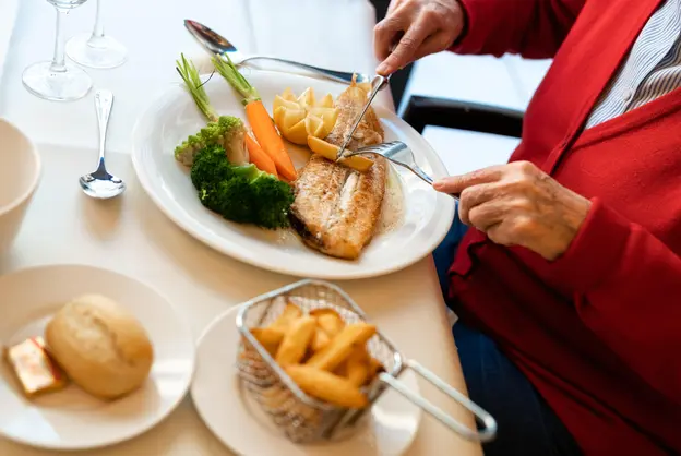 Repas à la résidence Les Jardins d'Ariane